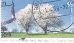 Stamps Germany -  primavera