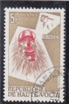 Stamps Burkina Faso -  mascara