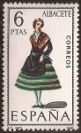 Stamps Spain -  Trajes típicos. Albacete 1967  6 ptas