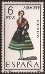 Sellos de Europa - Espa�a -  Trajes típicos. Albacete 1967  6 ptas