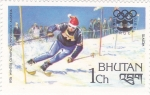 Sellos del Mundo : Asia : Bhut�n : juegos olimpicos de invierno Innsbruck-76