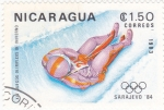 Stamps Nicaragua -  juegos olimpicos de invierno Sarajevo.84