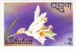 Sellos de Asia - Bhut�n -  flores