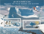 Stamps : Asia : India :  PRESERVAR  LAS  REGIONES  POLARES  Y  GLACIARES