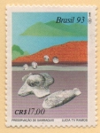 Stamps Brazil -  PRESERVACIÓN  DE  SITIOS  ARQUEOLÓGICOS  DE  SAMBAQUIS