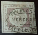 Stamps America - Uruguay -  Soles Cifras Gruesas Impresión Nítida
