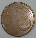monedas de Europa - Espa�a -  2010 - 5 centavos euro