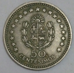 monedas de America - Uruguay -  1960 - 50 centesimos