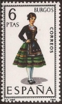 Stamps Spain -  Trajes típicos. Burgos 1967  6 ptas