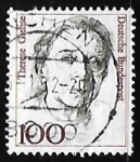 Stamps Germany -  Therese Giehse (1898-1975) actriz