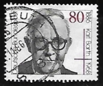 Stamps Germany -  Karl Barth