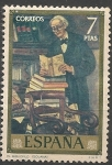 Stamps Spain -  José Gutiérrez Solana. ED 2082 
