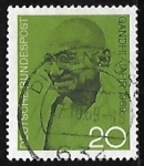 Stamps Germany -  Gandhi, Mohandas Karamchand