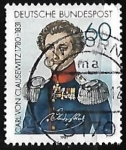 Stamps Germany -  Clausewitz, Carl von