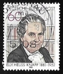 Sellos de Europa - Alemania -  Elly Heuss-Knapp (1881-1952)