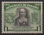 Stamps Panama -  NATALICIO  DE  LA  REINA  ISABEL  I  MADRE  DE  LAS  AMÉRICAS