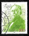 Stamps Germany -  Theodore Fontane