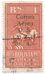 Sellos de America - Bolivia -  Sellos de 1924, 1925, 1928 y 1930 sobrecargados