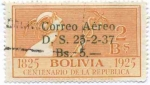 Stamps Bolivia -  Sellos de 1924, 1925, 1928 y 1930 sobrecargados