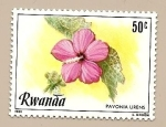 Stamps : Africa : Rwanda :  Flores - Pavonia