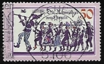 Stamps Germany -  Niños corriendo atras del flautista de Hamelin