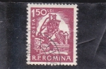 Stamps Romania -  maquinaria