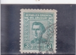 Stamps : America : Uruguay :  general José Artigas