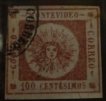 Stamps America - Uruguay -  Soles Cifras Finas