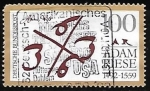 Stamps Germany -  500th Birth Anniv. of Adam Riese