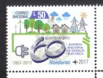 Stamps Honduras -  60 Años Iluminando Honduras