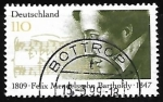 Stamps Germany -  Felix Mendelssohn-Bartholdy