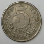 monedas de America - Colombia -  1888 - 5 centavos