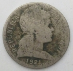 monedas de America - Colombia -  1921- 2 centavos