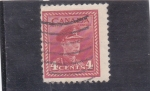 Sellos de America - Canad -  rey George VI