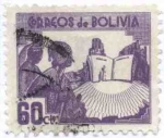 Stamps Bolivia -  Diversos motivos