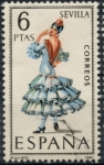 Stamps Spain -  ESPAÑA_SCOTT 1435.03 TRAJE TIPICO SEVILLA. $0,2