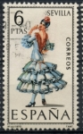 Stamps Spain -  ESPAÑA_SCOTT 1435.05 TRAJE TIPICO SEVILLA. $0,2