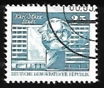 Stamps Germany -  Karl-Marx-Monument 