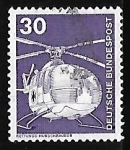 Stamps Germany -  Helicoptero de rescate