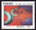 Sellos de America - M�xico -  TAMAYO-70 Años de creación