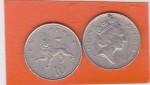 monedas del Mundo : Asia : Reino_Unido :  Reina Elizabeth II