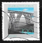 Stamps Germany -  Müngsten Bridge, Centenary
