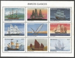 Stamps Nicaragua -  Barcos Clásicos