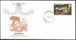 Stamps Anguila -  25 Aniversario coronación Elizabeth II - sobres de primer día