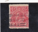 Stamps Australia -  rey George V