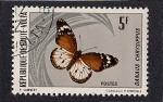 Stamps : Africa : Burkina_Faso :  mariposa