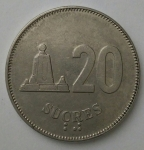 monedas de America - Ecuador -  1988 - 20 sucres