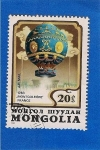 Sellos de Asia - Mongolia -  globo