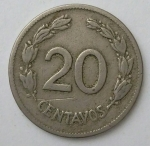 monedas de America - Ecuador -  1946 - 20 centavos