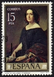 Stamps Spain -  INT-GOMEZ DE AVELLANEDA (F.MADRAZO)